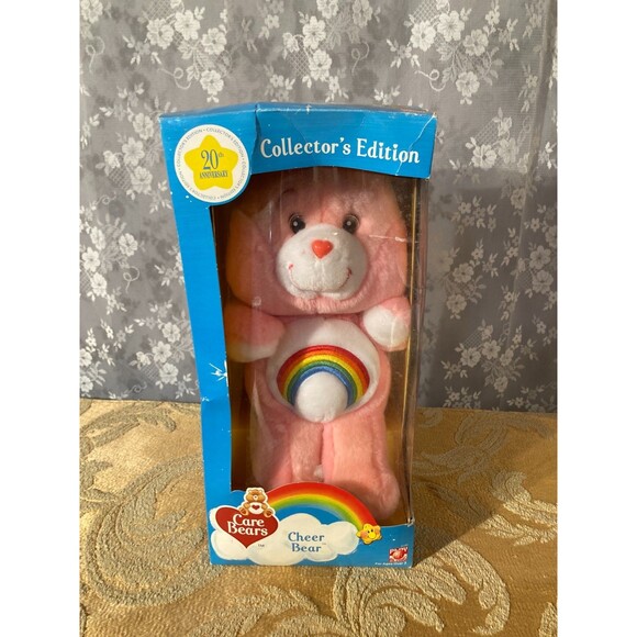 Vintage 2002 Care Bear Cheer Bear 20th Anniversary Edition Nostalgia Retro Box - Picture 1 of 7